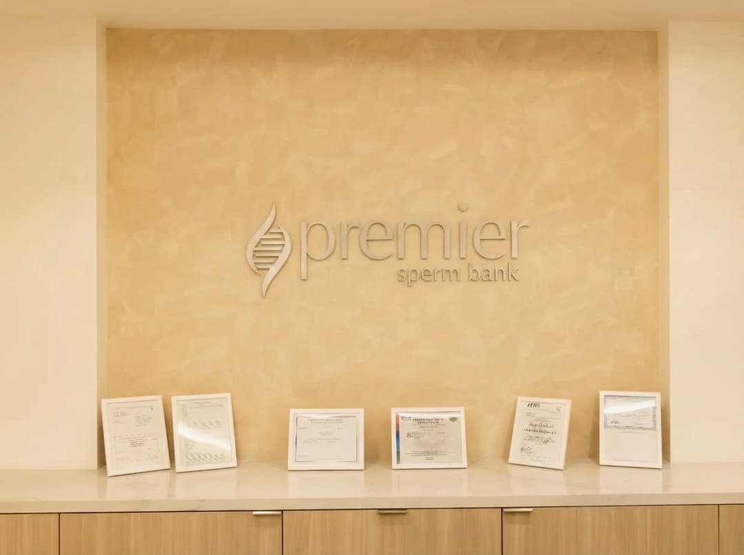 Premier Sperm Bank lobby in Los Angeles